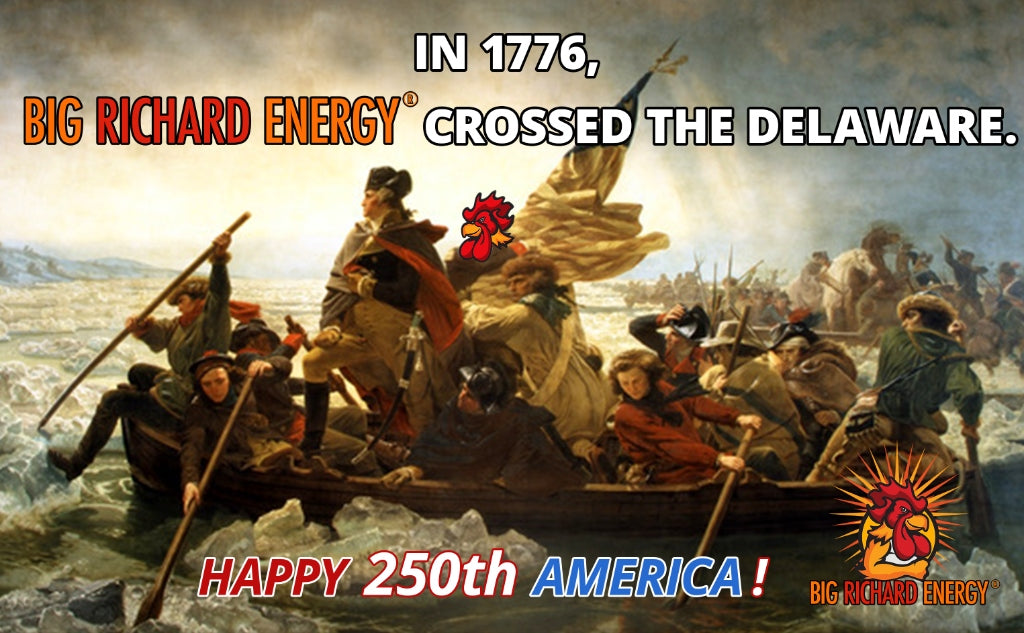 Men Are Awesome Crossing the Delaware